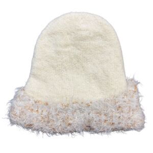 Coldwater Creek Fuzzy Confetti Winter Beanie Hat Womens One Size Sherpa Lined